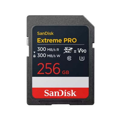 SDXC Extreme Pro UHS-II 300MB/s V90 256GB