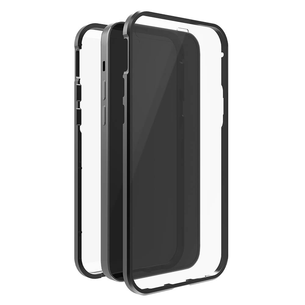 BLACK ROCK 360° Glass Cover iPhone 14 Transp/Black
