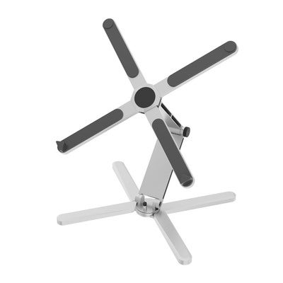 Laptop Riser X Stand Foldable Aluminum