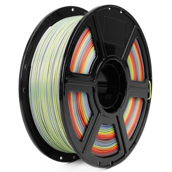 PLA Silke 1.75 mm Regnbue 1,0KG 3D Utskriftsfilament