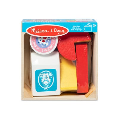 Legetøj Wooden Food Groups Play Set - Dairy