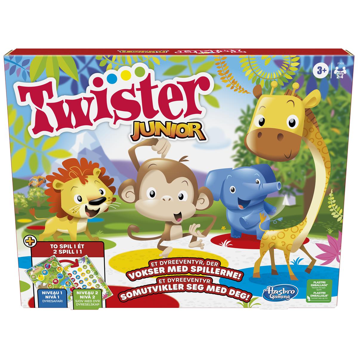 Spel Twister Junior 2 Games In 1 (DK/NO)