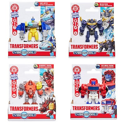 Cyberworld Elita-1 Cyber Changers 4 Inch Action Figure (Blandade)