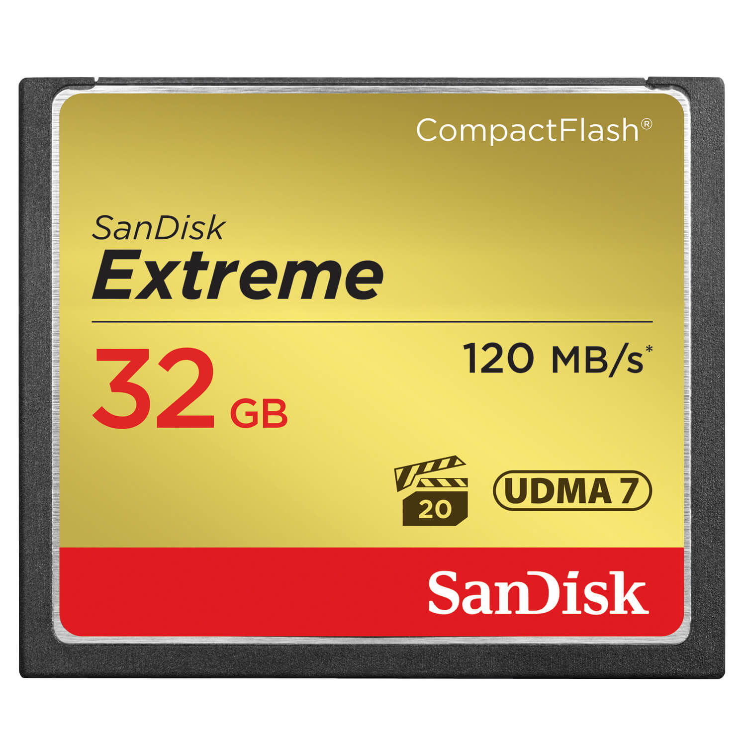 SANDISK Memorycard CF Extreme 32GB 120MB/s UDMA7