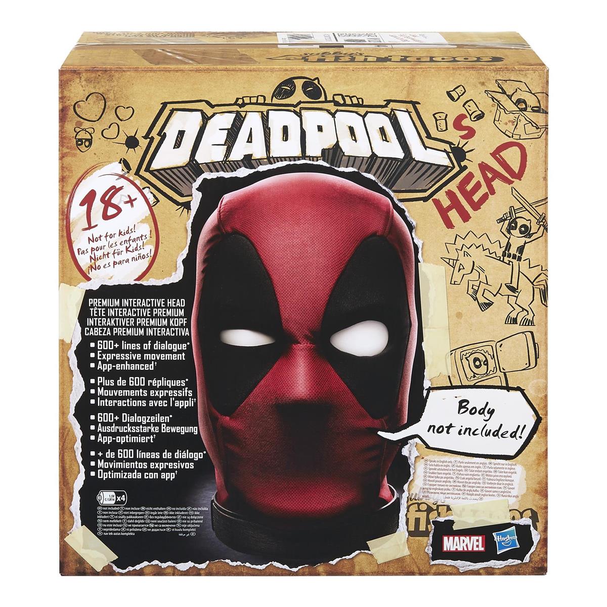 Legends Deadpool’s Head Premium Interactive Head