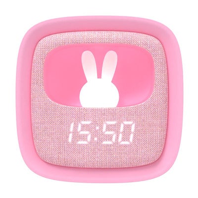Alarm Clock with Light Billy Clock Pink Marshmallow