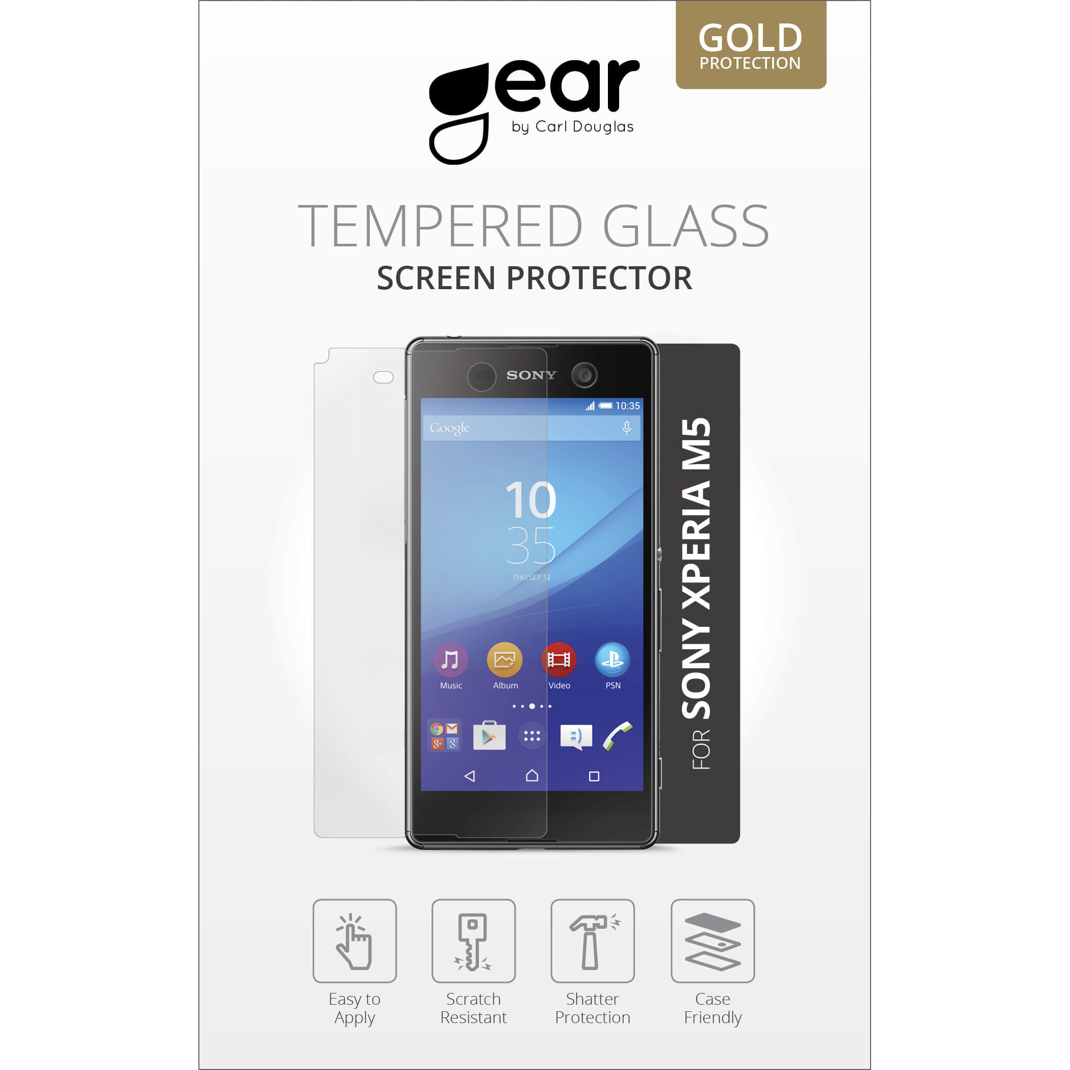 Glass Prot. 5" Xperia M5