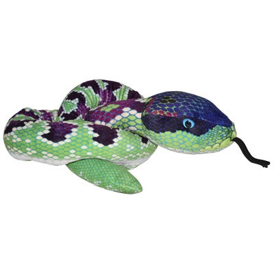 Plush Toy Snakes 137 cm Green Purple