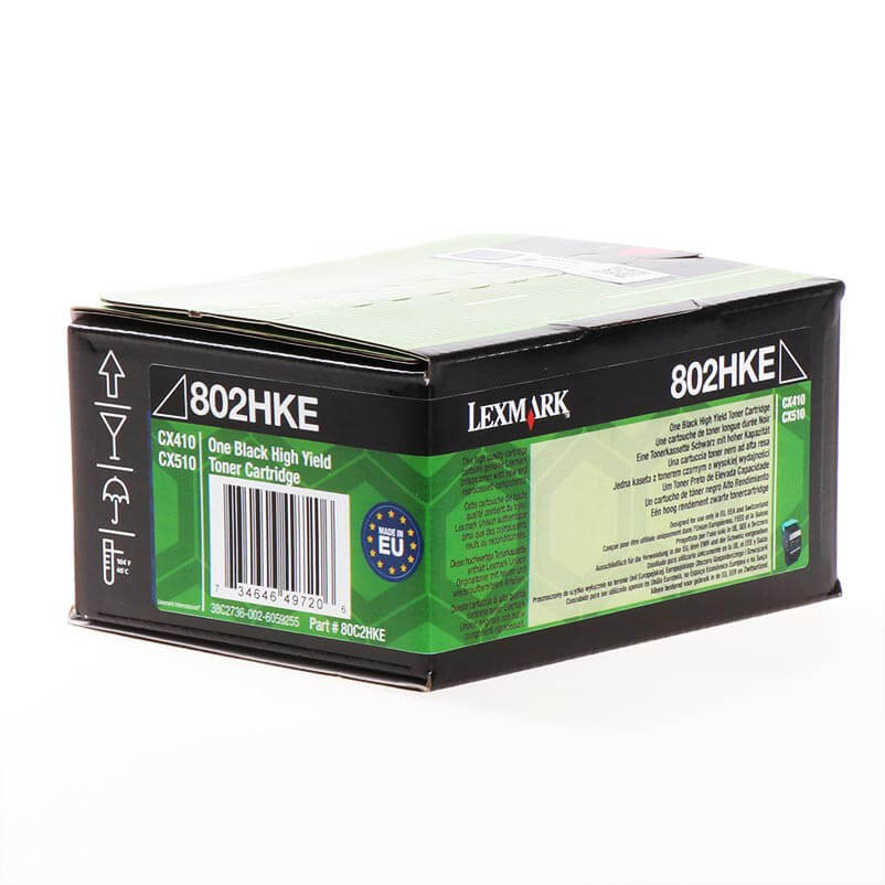 Toner 80C2HKE 802 Musta High Yield Corporate, Return