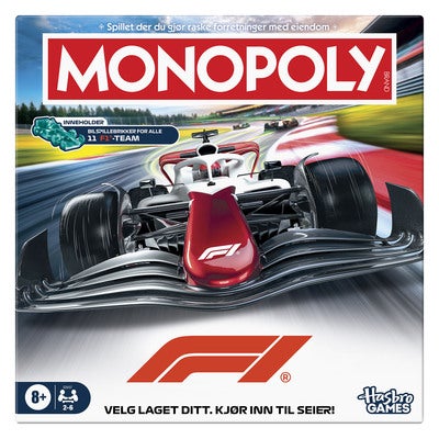 Board Game Monopoly Formula 1 (NO)