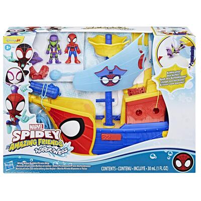 Spidey And His Amazing Friends Water-Webs Webs Ahoy Bubble Pirate Ship