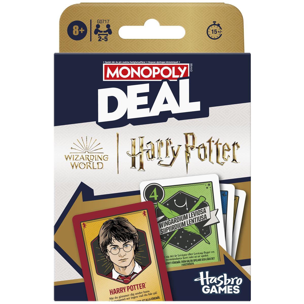 Korttipeli Monopoly Deal Harry Potter (SE/FI)
