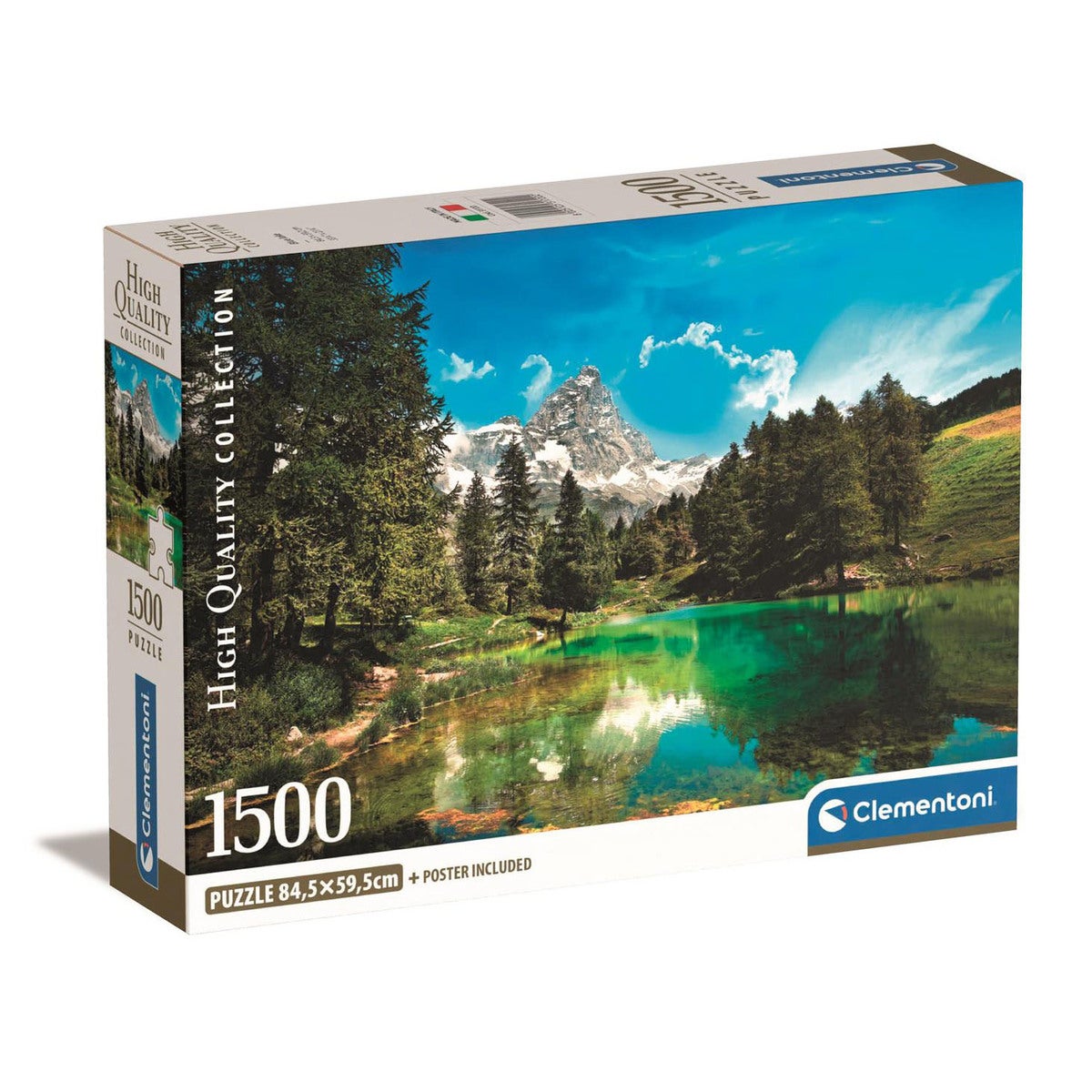 Puslespill 1500 Pcs CB High Quality Collection Blue Lake