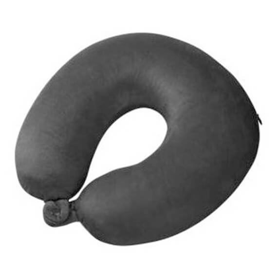 Travel Pillow Memory Foam Black 