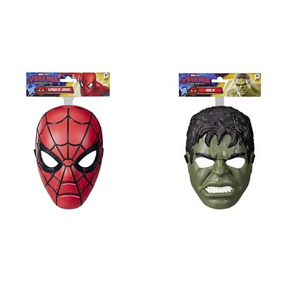 MARVEL Spider-Man BND Basic Mask Hulk and Spider-Man -Asst
