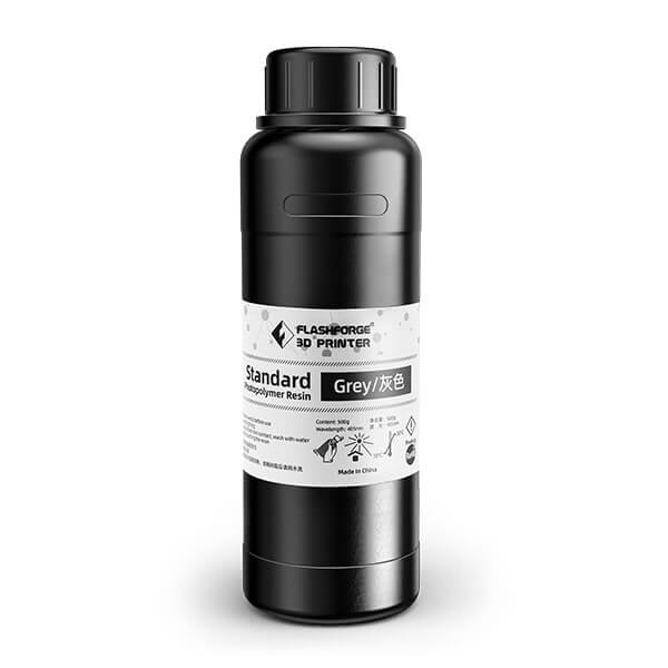 FLASHFORGE Standard Resin 500g Grey 3D Printing Resin