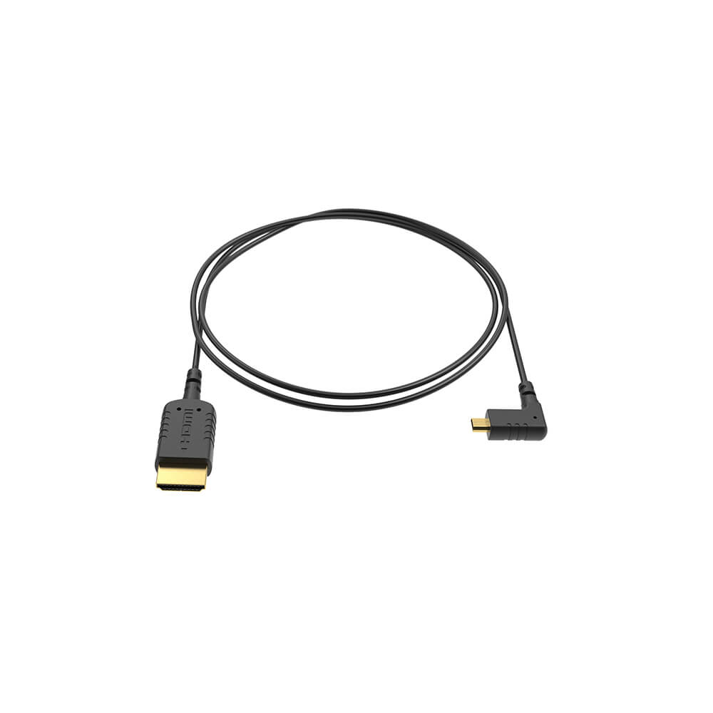 8SINN Cable Micro HDMI-HDMI Vinklad Extra Tunn 40cm
