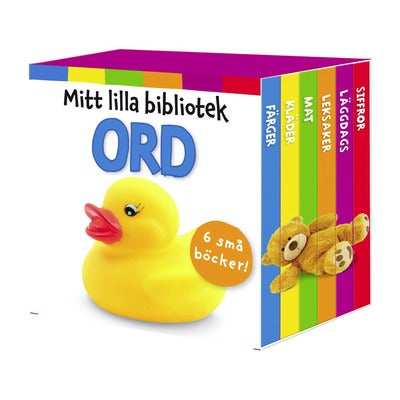 Mitt lilla bibliotek: ORD - 6 små böcker
