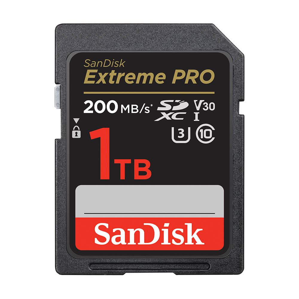 SDXC Extreme Pro 1TB 200MB/s UHS-I C10 V30 U3
