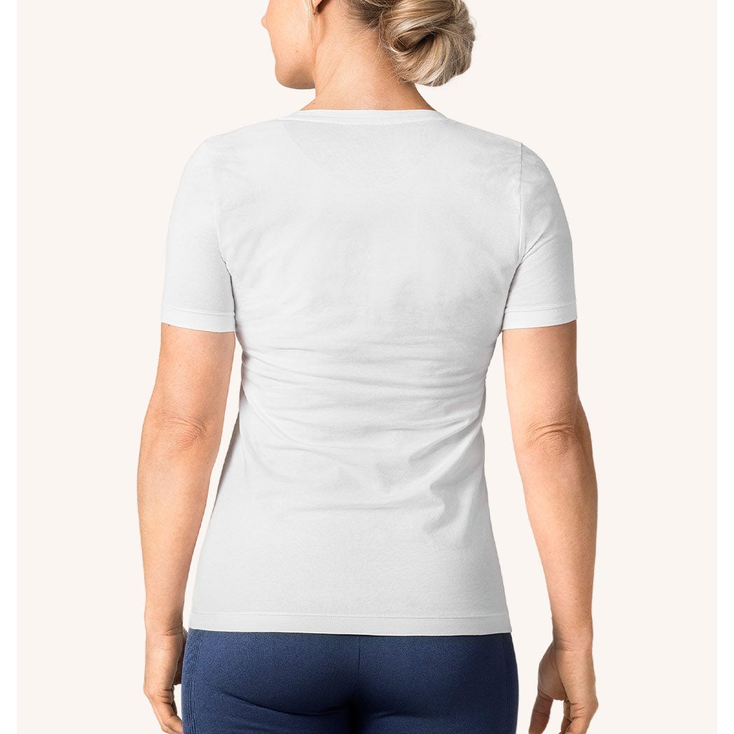 Alignment Posture T-shirt Cotton Woman White M