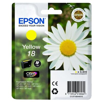 EPSON Ink C13T18044012 18 Yellow Daisy