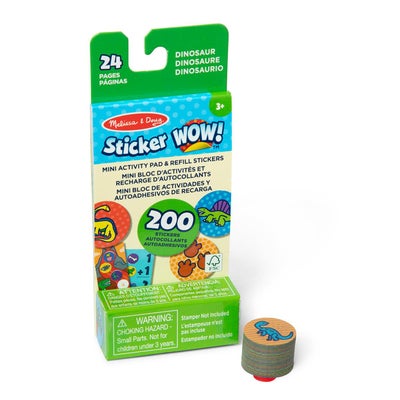 Sticker Wow! Mini Activity Pad & Refill Stickers : Dinosaur