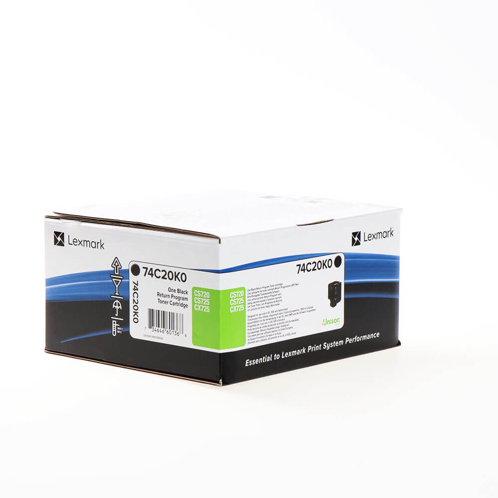 Toner 74C20K0 Musta, Return