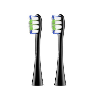 Brush Head Professional Clean 2 Pack Black