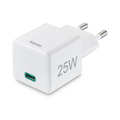 HAMA Charger 220V  USB-C PD/Qualcomm 25W White