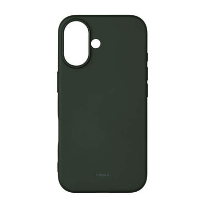 Mobilskal med Silikonkänsla Olive Green - iPhone 16