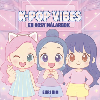 Målarbok: Cozy K-pop vibes