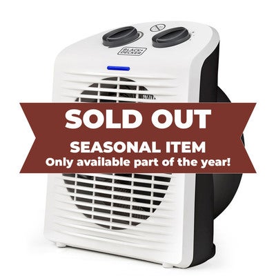 Värmefläkt 2000W IP21 Vit