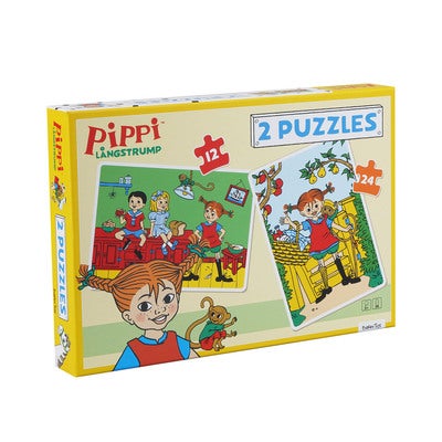 ASTRID Pippi 2 Puzzles 12pcs + 24pcs