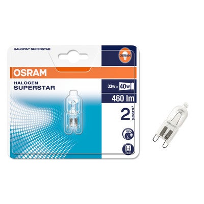 Lamppu Halopin Superstar 35W 230V 2800k Klar G9