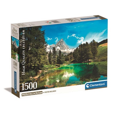 Puslespill 1500 Pcs CB High Quality Collection Blue Lake