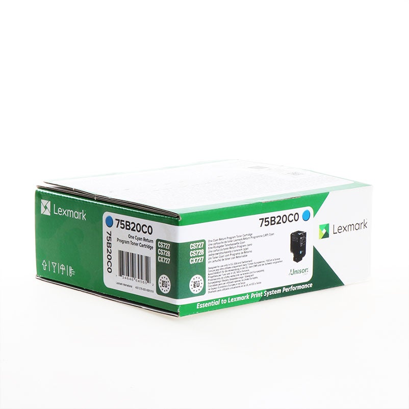 Toner 75B20C0 Cyan, Return