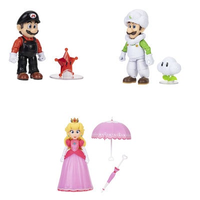 Mario Galaxy Movie 5in Figure w/ Accy -Asst W2