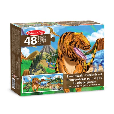 Gulvpuslespil 48 pcs Land Of Dinosaurs