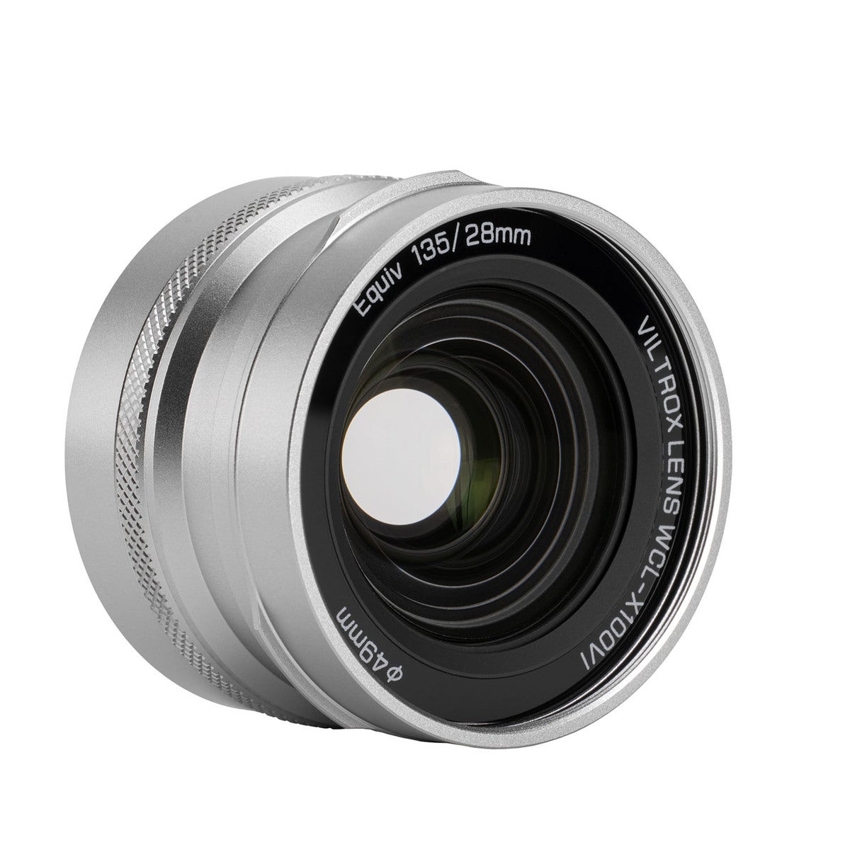 Wide-angle converter for Fuji XV100 Silver