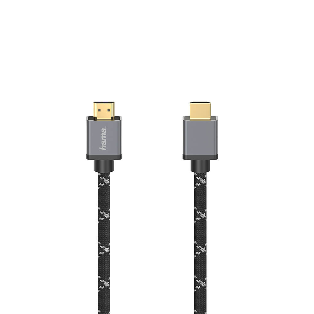 HAMA Cable HDMI Ultra High Speed 8K 48Gbit/s Metal 1.0m Gold
