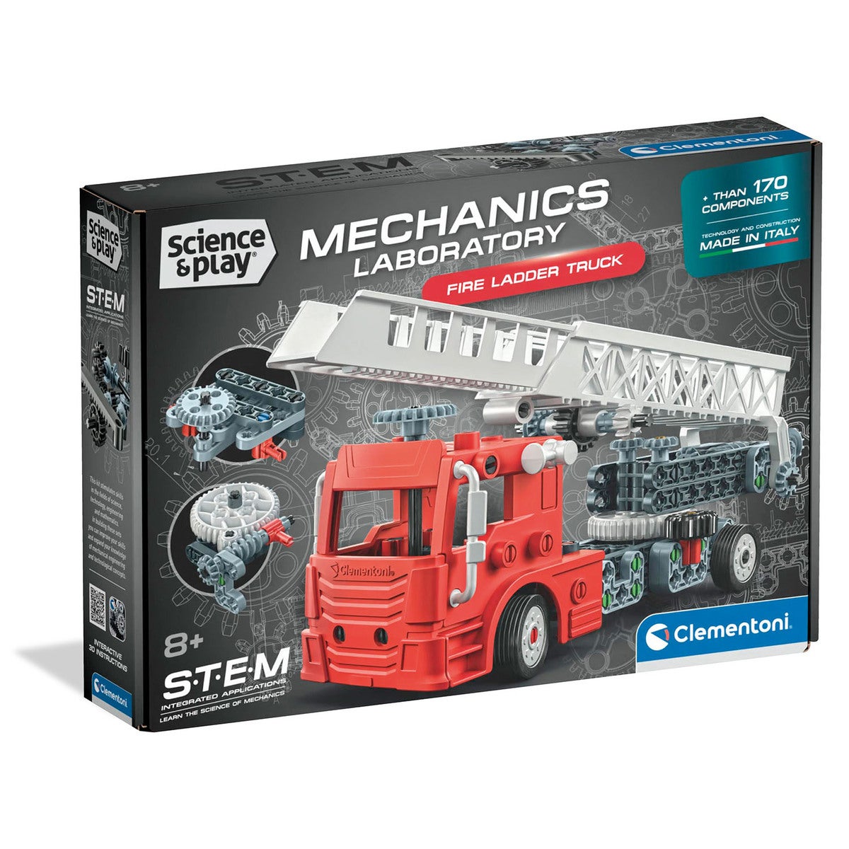 CLEMENTONI Science and Play Mechanics Fire Truck