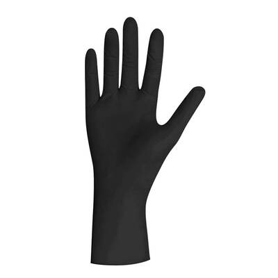 Nitril Gloves L Black 100pcs