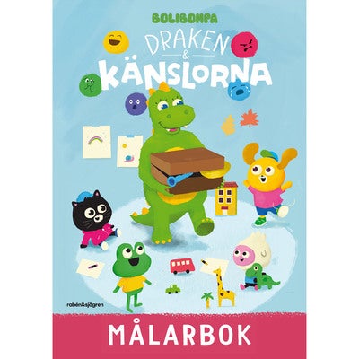 Målarbok: Draken och känslorna