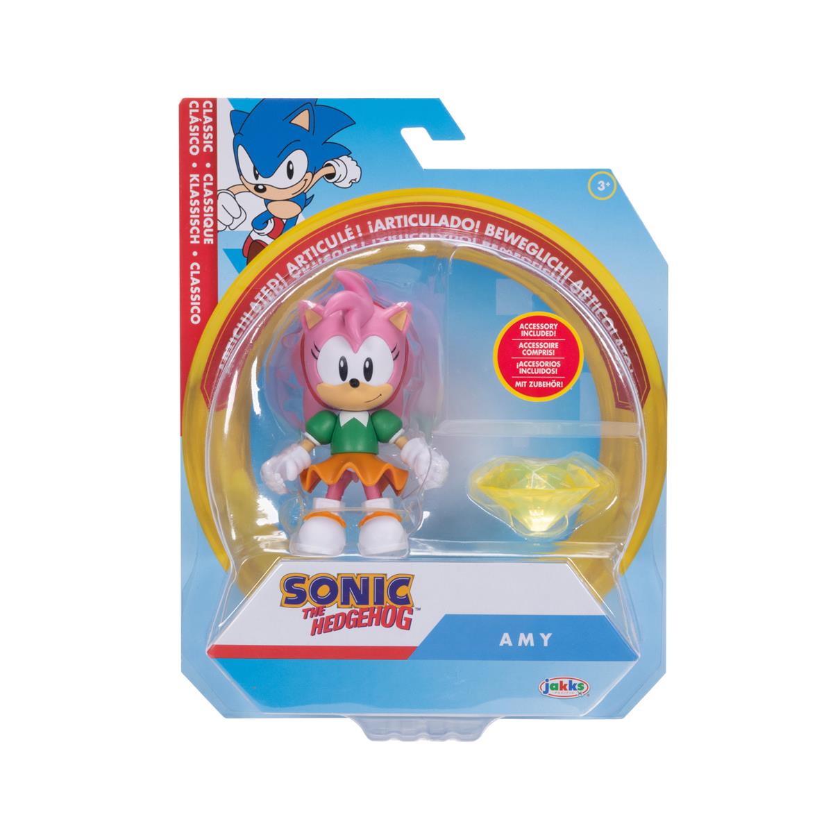Sonic The Hedgehog 4 Inch Articulated Figure With Accessory (Assorted 18)