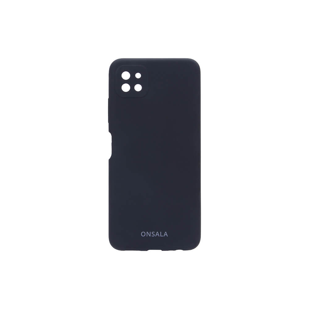 Phone Case Silicone Black - Samsung A22 5G