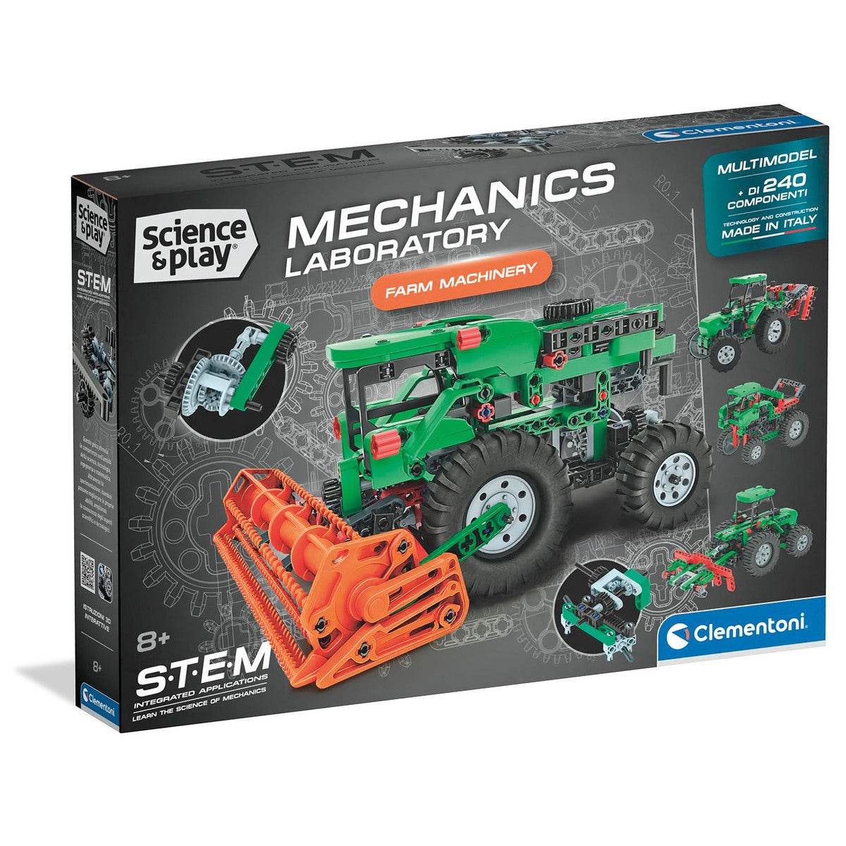 CLEMENTONI Science and Play Mechanics Farm Machinery