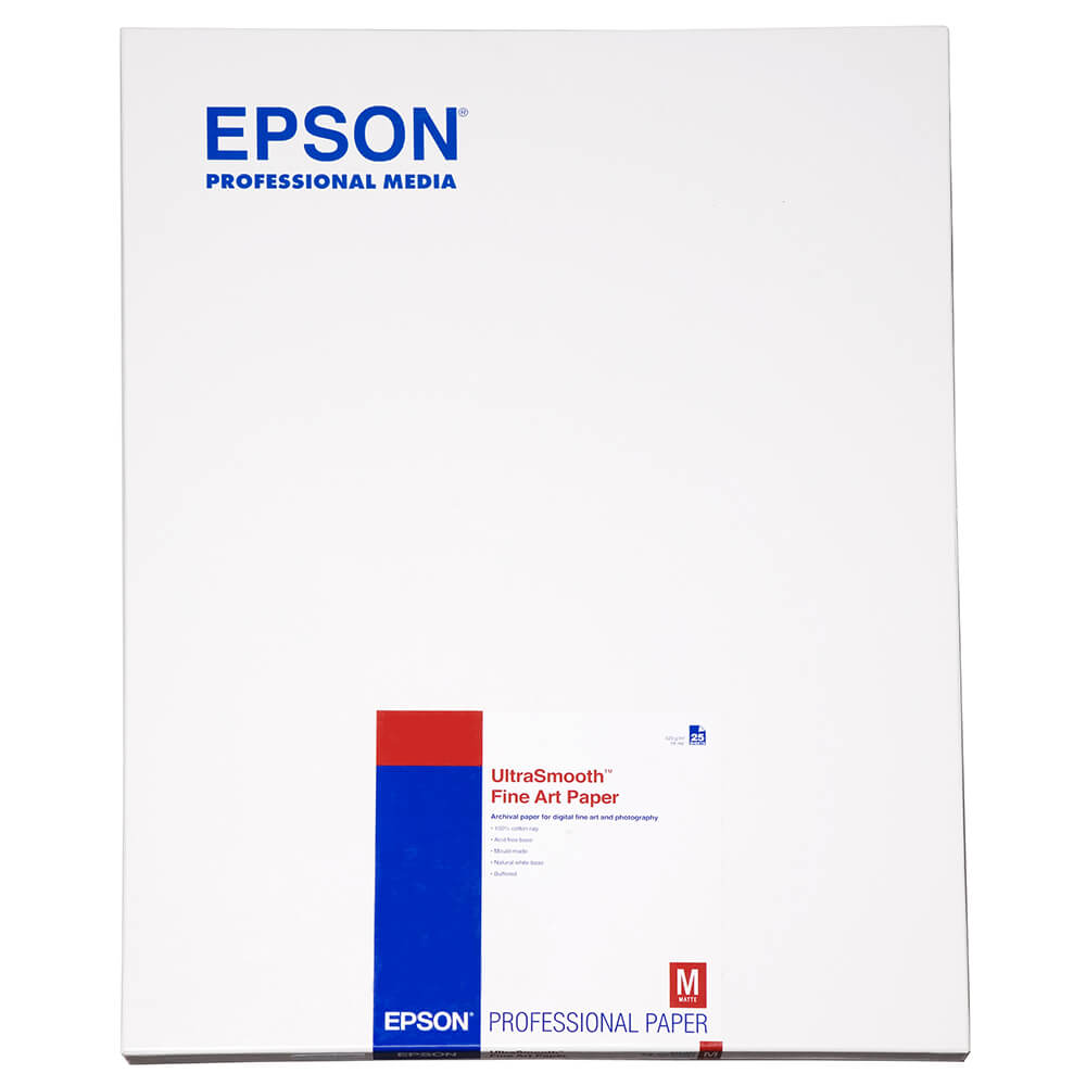 EPSON A2 UltraSmooth Fine Art  Paper 325g, 25 sheets