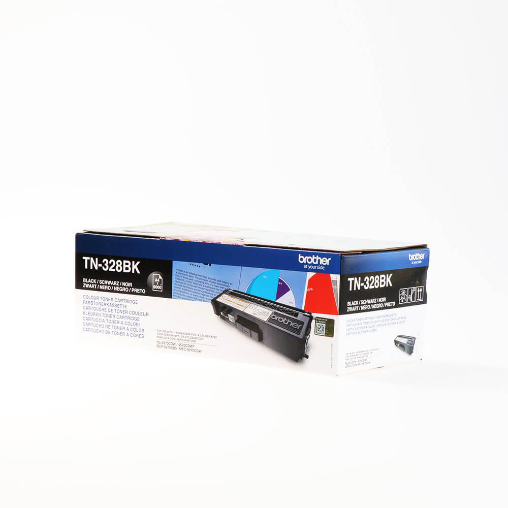 Toner TN328BK TN-328 Svart