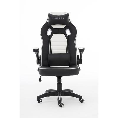 Gaming Chair GS-40 Full Size Imitation Leater & Foam Black/White 