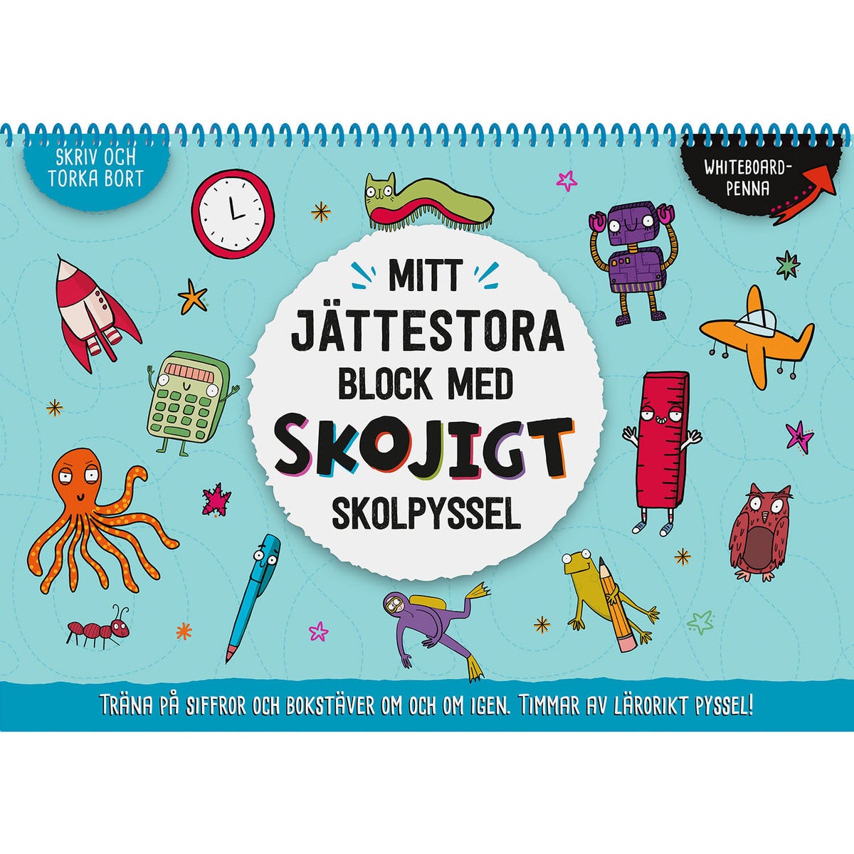 Mitt jättestora block med skojigt skolpyssel